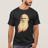 Leo Tolstoy Retro Propaganda T-shirt (Voorkant)