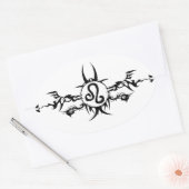 Leo Tribal Geboortetekens Stickers (Envelop)