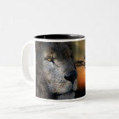 Leo Tweekleurige Koffiemok (Voorkant links)