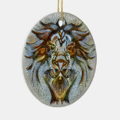 Leo Venice Keramisch Ornament (Rechts)