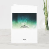 Leo-Virgo Cusp Blank Wenskaart Kaart (Achterkant)