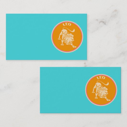 Leo Visitekaartje (Voorkant / Achterkant)
