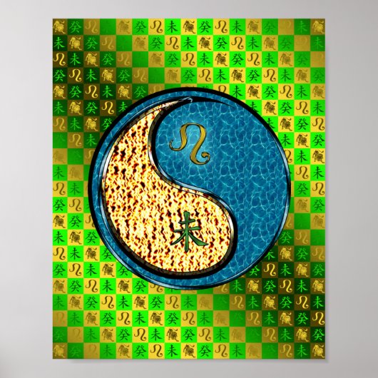 Leo & watergeit poster (Voorkant)