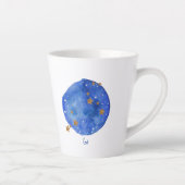 Leo Waterverf Sky Constellation Zodiac Latte Mok (Rechts)