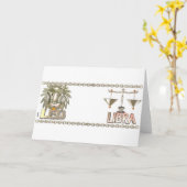 Leo Weegschaal zodiac vriendschap geschenken door  Kaart (Gele Bloem)