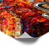 Leo Zodiac Art Poster (Hoek)