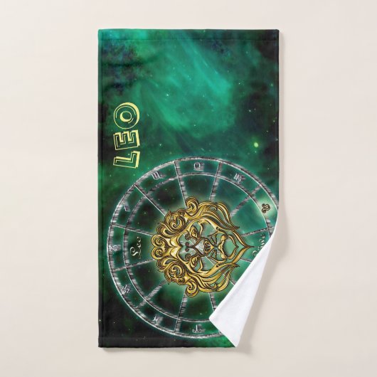 Leo Zodiac Astrologie (Serviette à main)