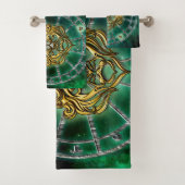 Leo Zodiac Astrology-ontwerp Bad Handdoek (Insitu)