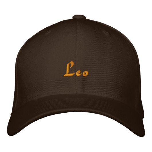 Leo Zodiac Brodé Casquette / Casquette (Devant)