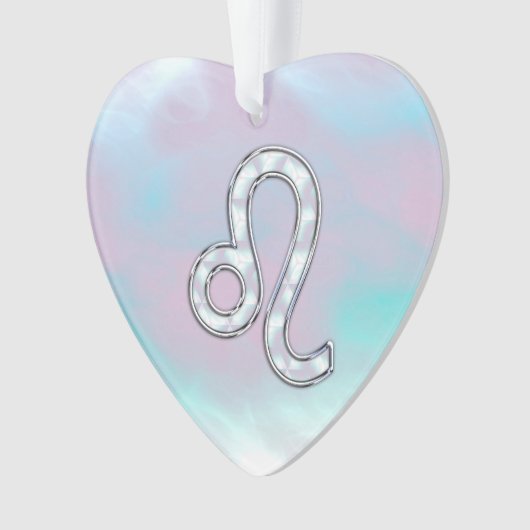 Leo Zodiac Connexion Pastels Style Nacre Imprimer (devant)