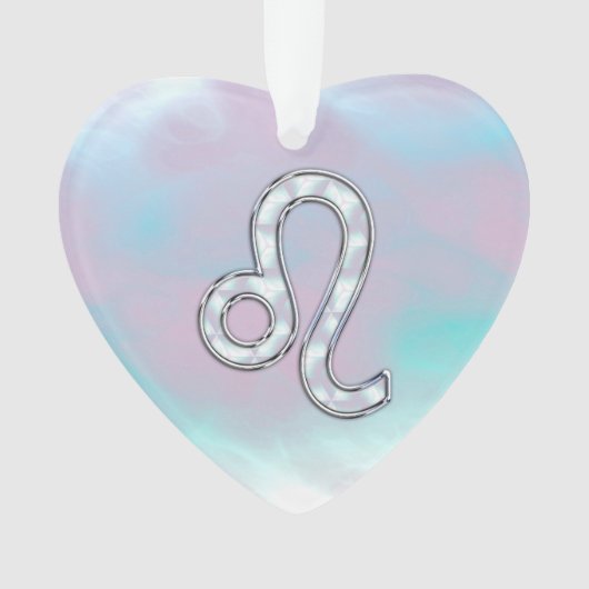 Leo Zodiac Connexion Pastels Style Nacre Imprimer (devant)