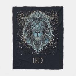 Leo Zodiac Constellation Fleece Deken