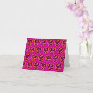 Leo Zodiac Coquette Hart Verjaardagstaart Kaart