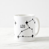 Leo zodiac horoscope cadeau de tasse (Devant droit)