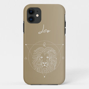 Leo zodiac horoscope-stertekengradiënt iPhone 11 hoesje