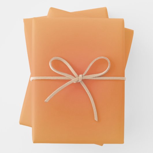 Leo Zodiac, Leo Aura Oranje Gradient Inpakpapier Vel (In situ)