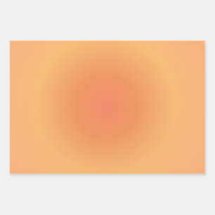 Leo Zodiac, Leo Aura Oranje Gradient Inpakpapier Vel