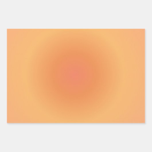 Leo Zodiac, Leo Aura Oranje Gradient Inpakpapier Vel (Voorkant)