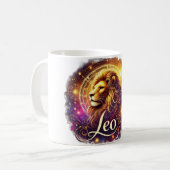 Leo Zodiac Mug - ♌ de design audacieux et radieux  (Devant gauche)