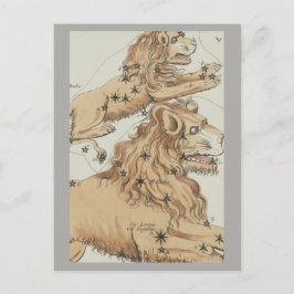 Leo Zodiac Sign Briefkaart