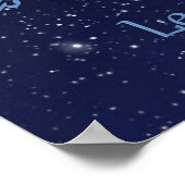 Leo Zodiac Sign en Constellation Poster (Hoek)