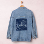 Leo Zodiac Sign Illustratie Denim Jacket (Hangar)