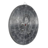 Leo Zodiac Sign in Grunge Distress Decor Dartbord (Voorkant Links)
