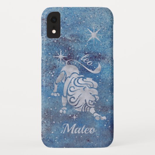 Leo Zodiac Sign iPhone XR Hoesje (Achterkant)
