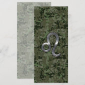 Leo Zodiac Sign on Green Digital Camo (Voorkant / Achterkant)