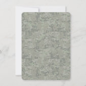 Leo Zodiac Sign on Green Digital Camouflage (Achterkant)