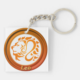 Leo Zodiac Sign Sleutelhanger