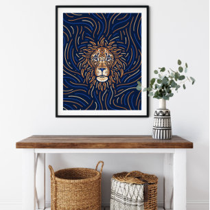 Leo Zodiac Sign   Zodiac Digital Print