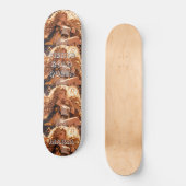 Leo Zodiac Skateboard Personalized Astrology Gift (Recto)