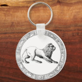 Leo Zodiac Sleutelhanger (Voorkant)