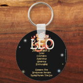 Leo zodiac sleutelhanger (Voorkant)