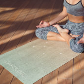 Leo Zodiac Star Constellation Aangepaste naam Blau Yogamat