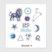 Leo Zodiac Sticker Collection (Vel)