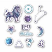 Leo Zodiac Sticker Collection (Voorkant)