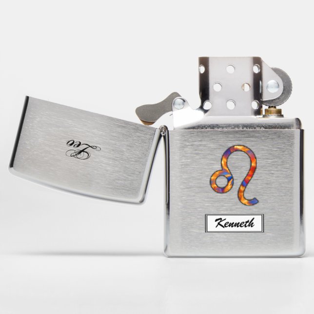 Leo Zodiac Symbol Element van Kenneth Yoncich (Geopend)