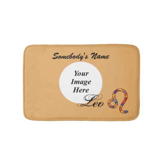 Leo Zodiac Symbol Element van Kenneth Yoncich Badmat (Voorkant)