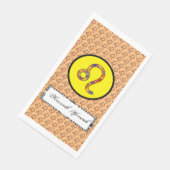 Leo Zodiac Symbol Element van Kenneth Yoncich Servet (Hoek)