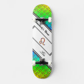 Leo Zodiac Symbol Element van Kenneth Yoncich Skateboard (Voorkant)