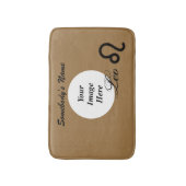 Leo Zodiac Symbol Standard van Kenneth Yoncich Badmat (Voorkant Verticaal)