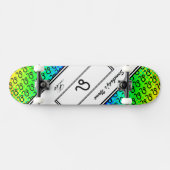 Leo Zodiac Symbol Standard van Kenneth Yoncich Skateboard (Horizontaal)