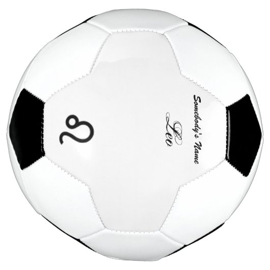 Leo Zodiac Symbol Standard van Kenneth Yoncich Voetbal (Gedraaid)