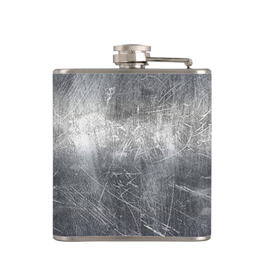 Leo Zodiac-symbool in Grunge Distress Style Heupfles (Achterkant)