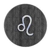 Leo Zodiac Symbool op het koolstofvezeldecor Snijplank (Voorkant)