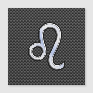 Leo Zodiac Symbool op houtskoolvezelplaat