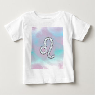 Leo Zodiac-symbool op Pastels Nacre Style Print
