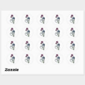 Leo Zodiac-symbool Ronde Sticker (Vel)